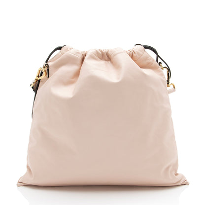 Fendi Large Zucca Canvas Baguette Satchel