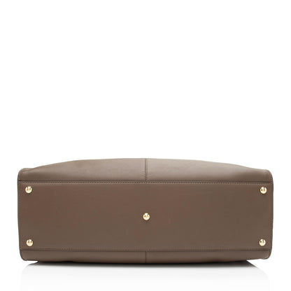 Fendi Nappa Leather Peekaboo X Lite Large Satchel (SHF-WvzNXl)