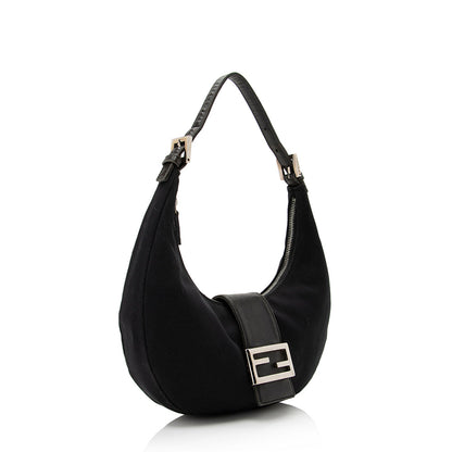 Fendi Neoprene Half Moon Shoulder Bag (SHF-21980)