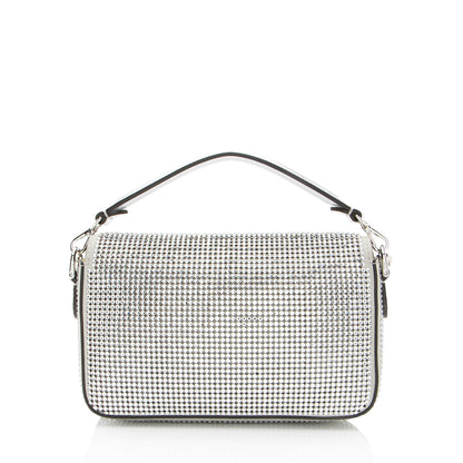 Fendi Nubuck Crystal Mini Baguette Shf-Euhxv9