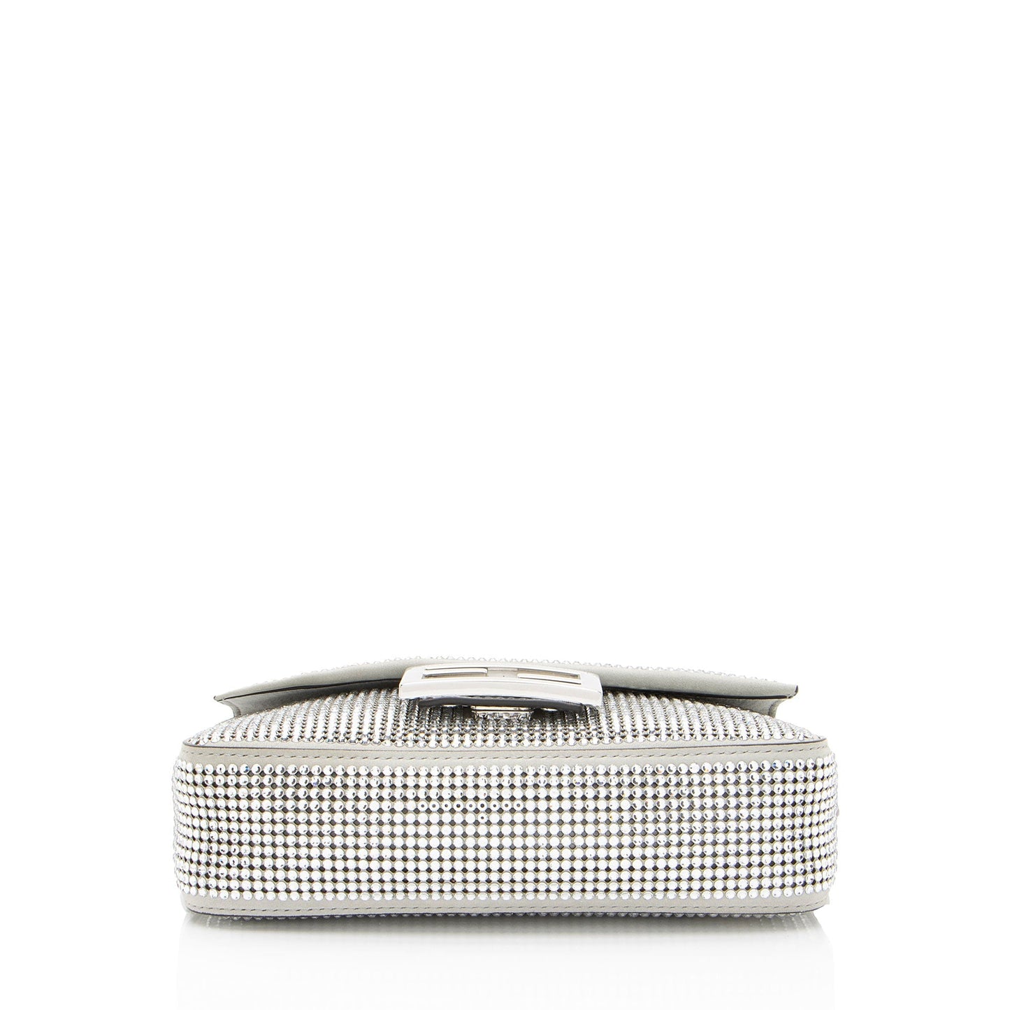 Fendi Nubuck Crystal Mini Baguette Shf-Euhxv9