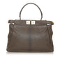 Fendi Peekaboo Leather Satchel (SHG-27570)