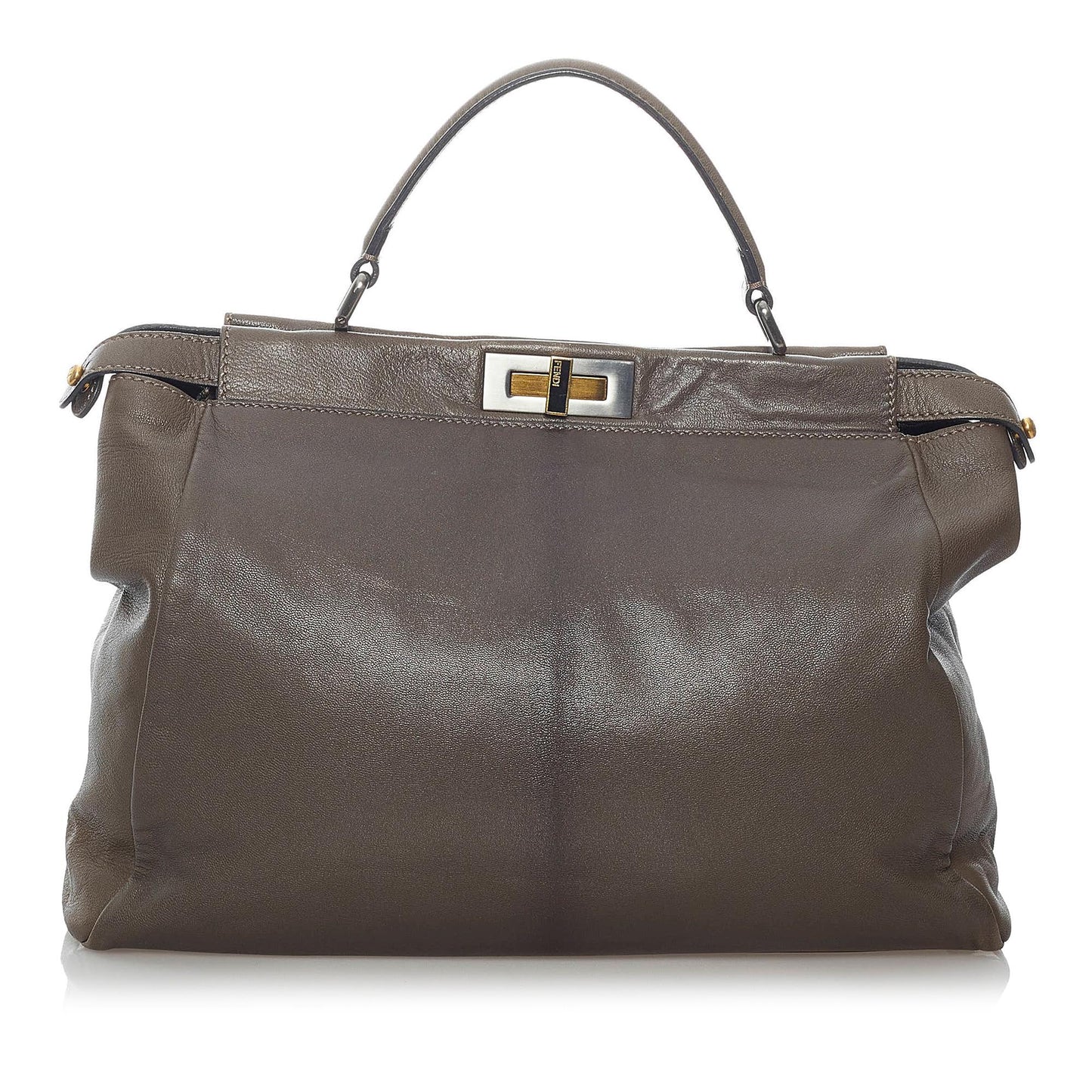 Fendi Peekaboo Leather Satchel (SHG-30047)