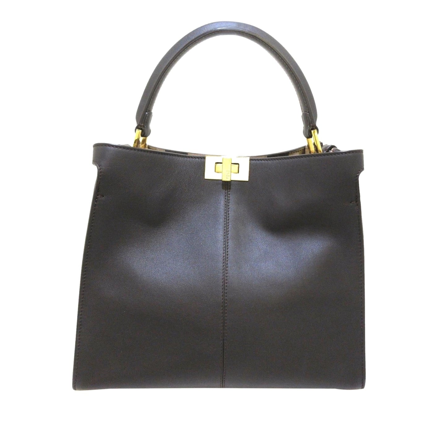 Fendi Peekaboo Leather Red Handbag Style 8