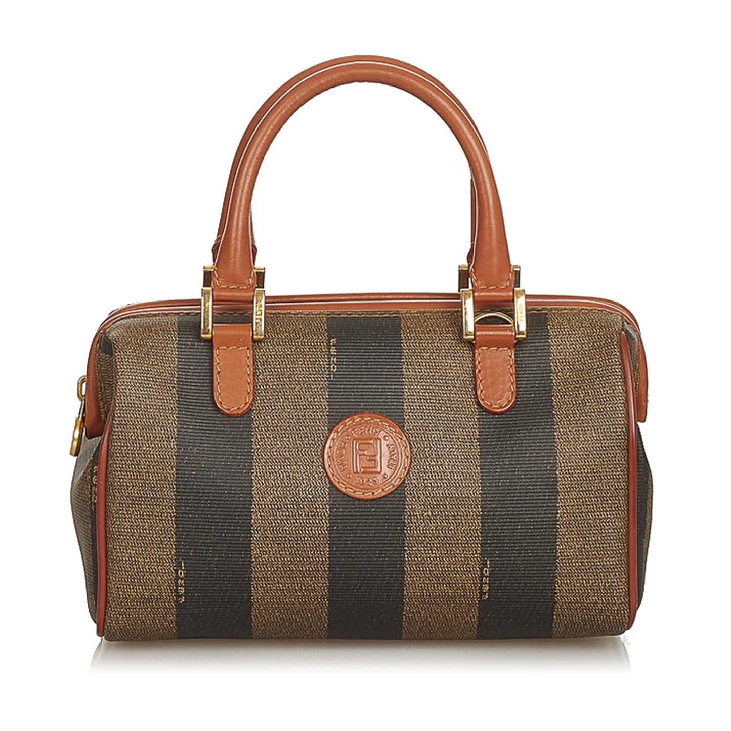 Fendi Pequin Boston Bag (SHG-26237)
