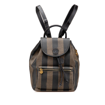 Fendi Luxury Canvas Red Backpack