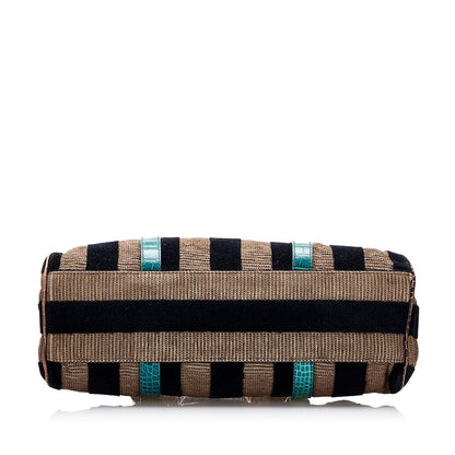 Fendi Pequin Handbag (SHG-UTQaNE)