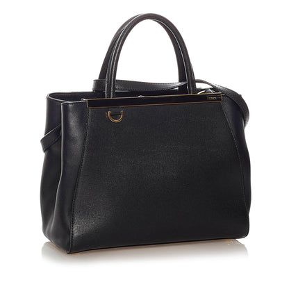 Fendi Petit 2Jours Leather Satchel (SHG-27993)