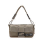 Fendi Baguette Canvas Red Shoulder Bag Style 25