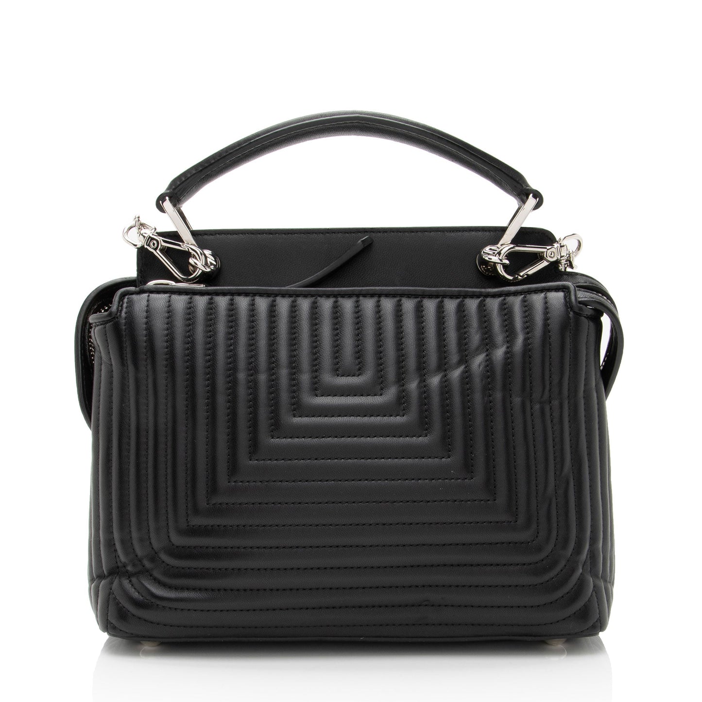 Fendi Quilted Leather Dotcom Small Shoulder Bag