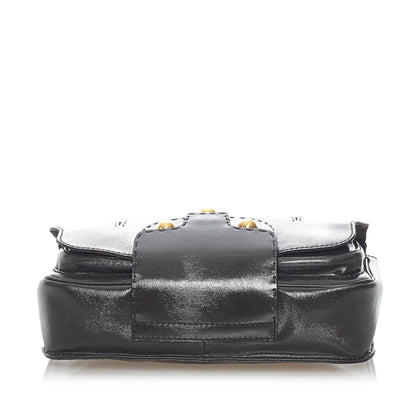 Fendi Secret Code F3 Leather Satchel (SHG-33043)