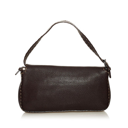 Fendi Selleria Leather Baguette (SHG-34890)