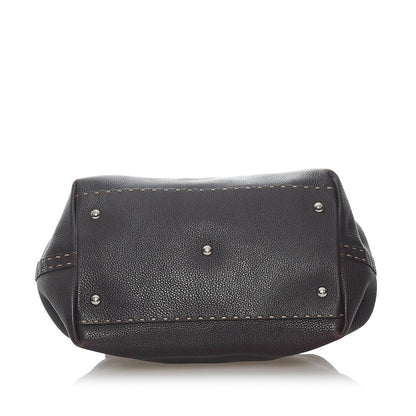 Fendi Selleria Leather Handbag (SHG-30990)