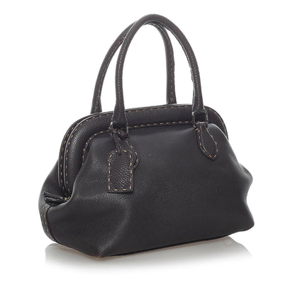 Fendi Selleria Leather Handbag (SHG-30990)