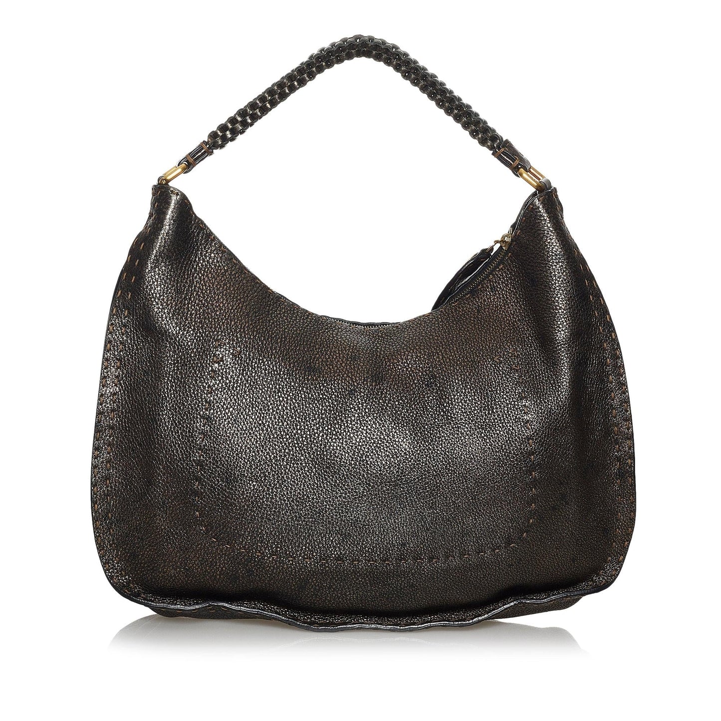 Fendi Selleria Leather Hobo Bag (SHG-37579)