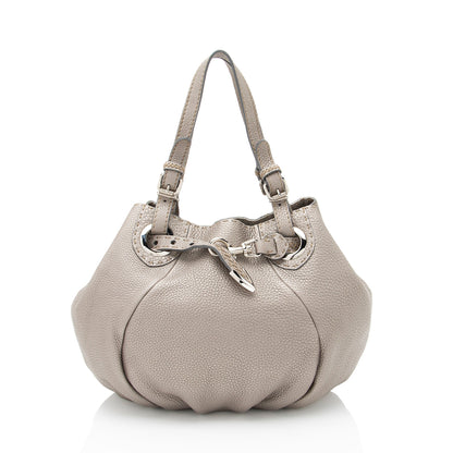 Fendi Selleria Leather Pomodorino Satchel