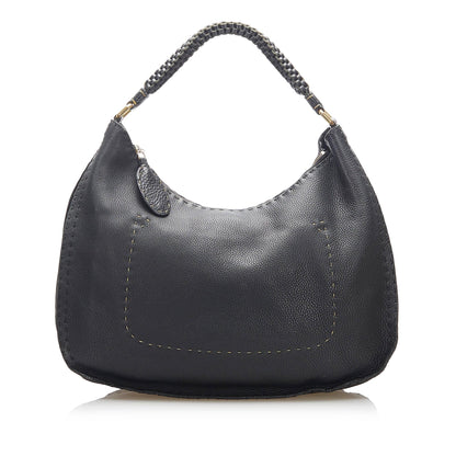 Fendi Selleria Leather Shoulder Bag (SHG-22349)