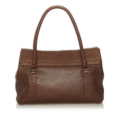 Fendi Selleria Linda Leather Handbag (SHG-34866)