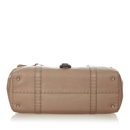 Fendi Selleria Linda Leather Shoulder Bag (SHG-26507)