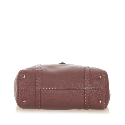 Fendi Selleria Linda Leather Shoulder Bag (SHG-31687)