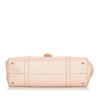 Fendi Selleria Linda Leather Shoulder Bag (SHG-31863)