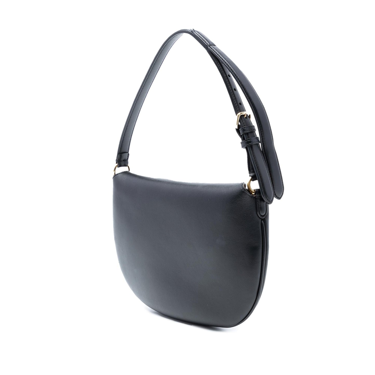 Fendi Small Leather Croissant Hobo Bag