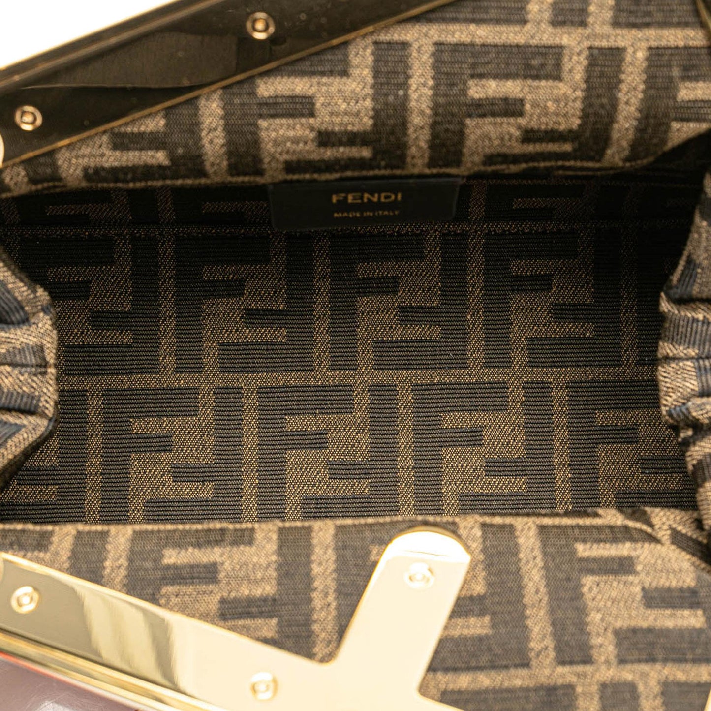 Fendi Fendi First Leather Red Clutch