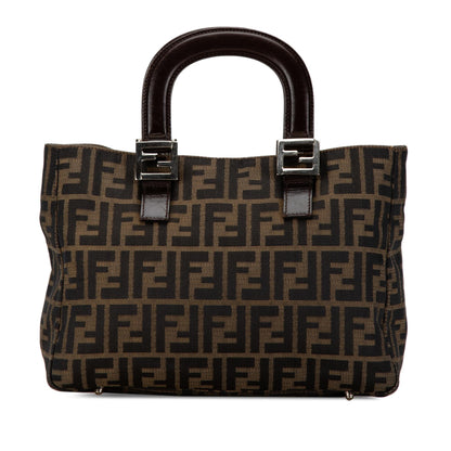 Fendi Small Zucca Canvas Twins Tote (SHG-BIvHMx)