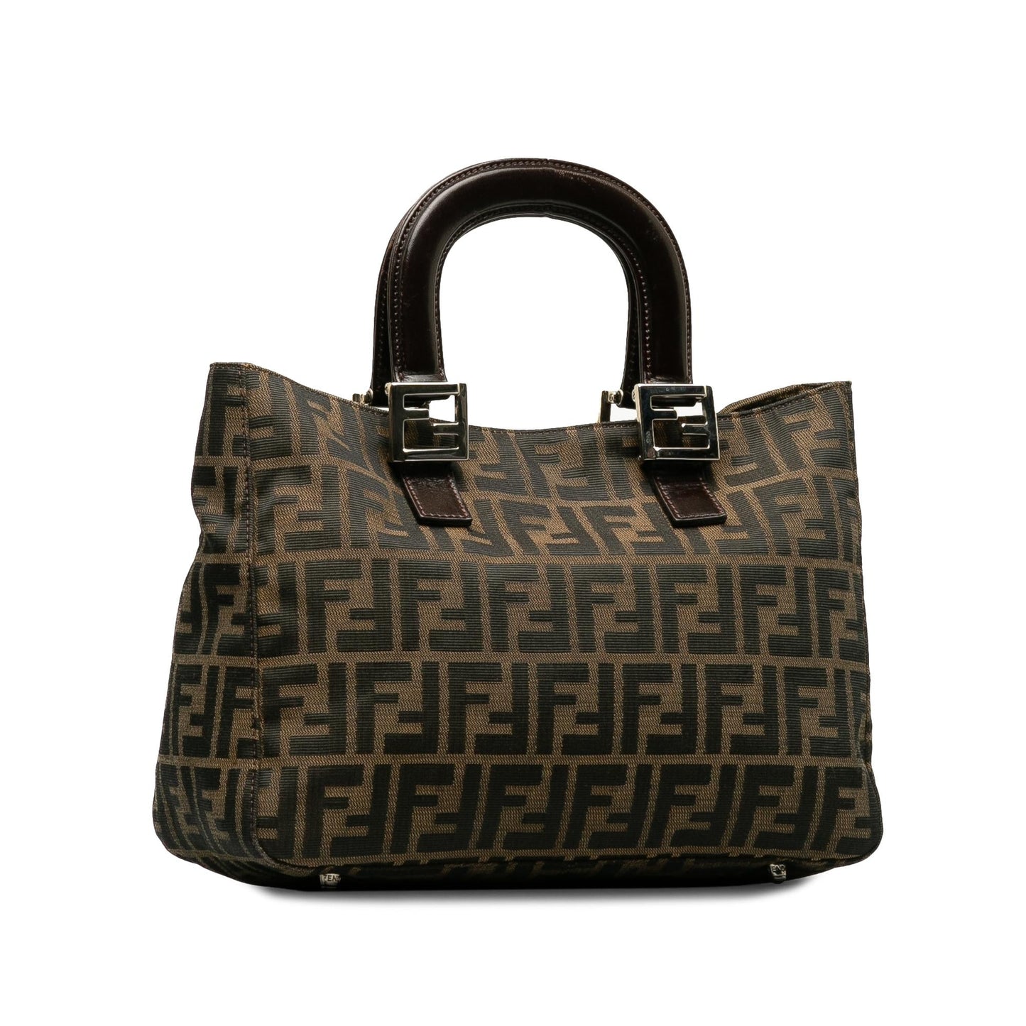 Fendi Small Zucca Canvas Twins Tote Shg-Kog7Li