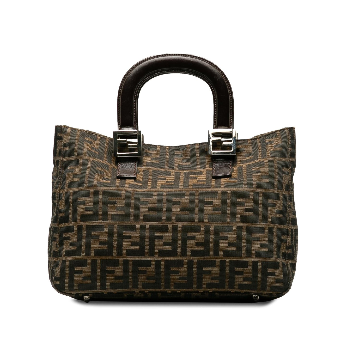 Fendi Small Zucca Canvas Twins Tote