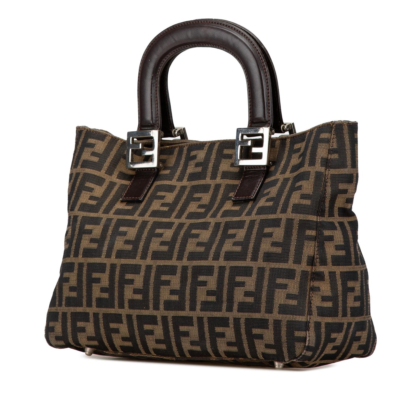 Fendi Tote Canvas Red Tote Bag