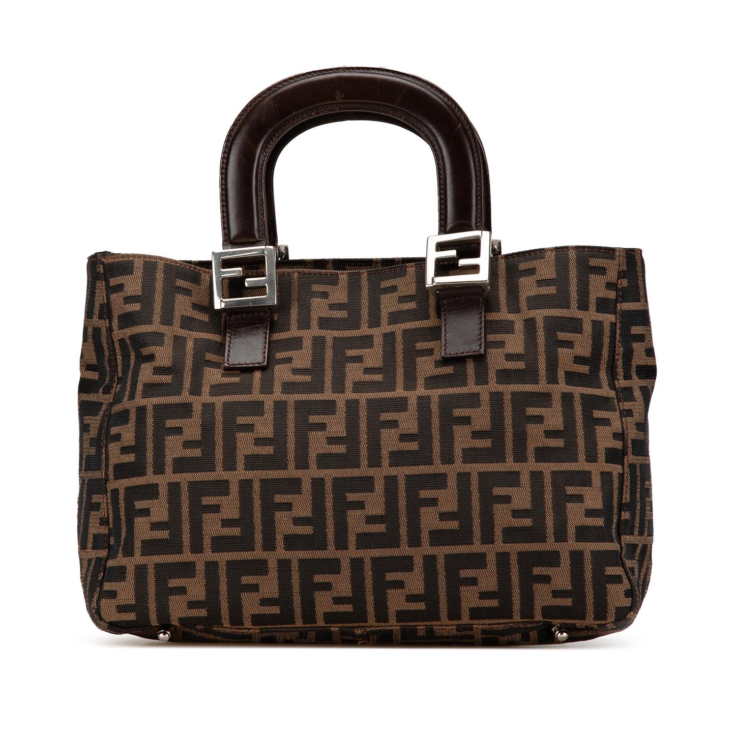 Fendi Tote Canvas Red Tote Bag Style 6