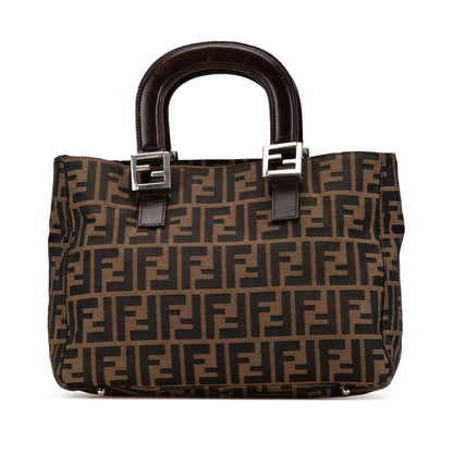 Fendi Tote Canvas Red Tote Bag Style 6