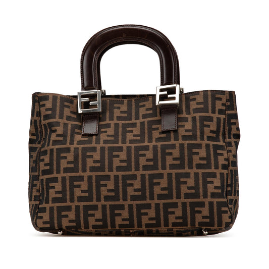 Fendi Tote Canvas Red Tote Bag Style 11
