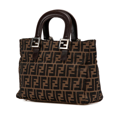 Fendi Tote Canvas Red Tote Bag Style 11