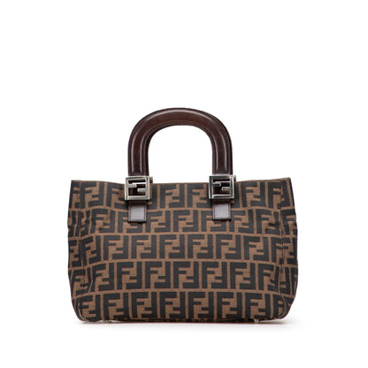 Fendi Tote Zucchino Red Tote Bag Style 44