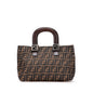 Fendi Tote Zucchino Red Tote Bag Style 44