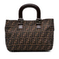 Fendi Tote Canvas Red Tote Bag Style 17