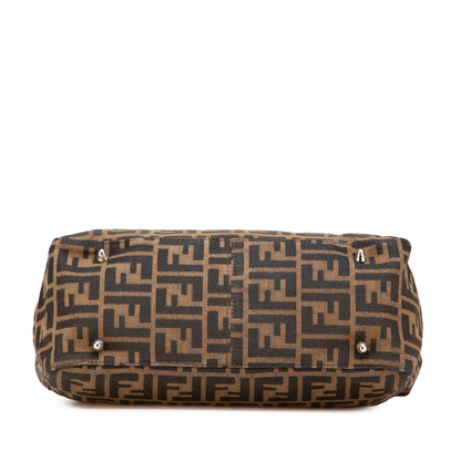 Fendi Tote Canvas Red Tote Bag Style 23