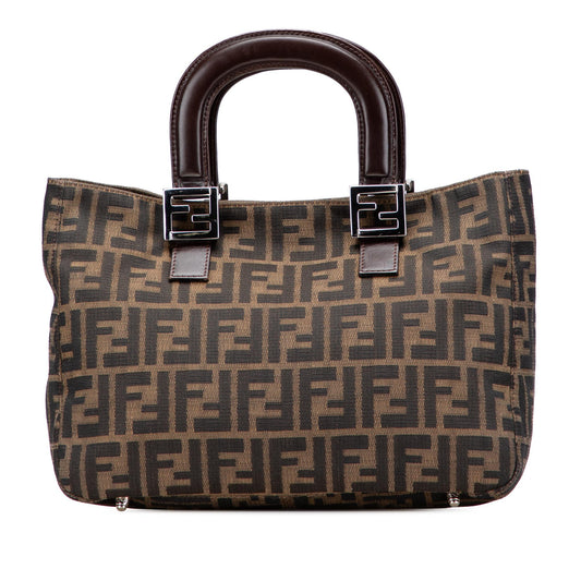 Fendi Baguette Leather Red Tote Bag Leather