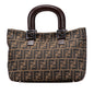 Fendi Baguette Leather Red Tote Bag Leather