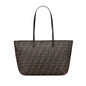 Fendi Small Zucca Coated Canvas Roll Tote