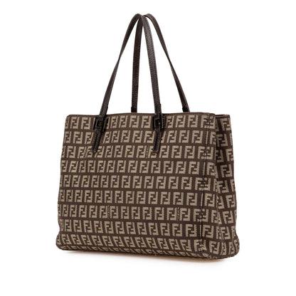 Fendi Tote Zucchino Red Tote Bag Style 21