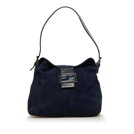 Fendi Suede Double Flap (SHG-gKaUYE)