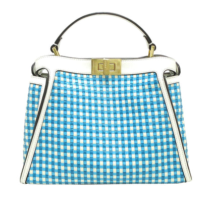 Fendi Woven Peekaboo Satchel (SHG-uY7B6k)