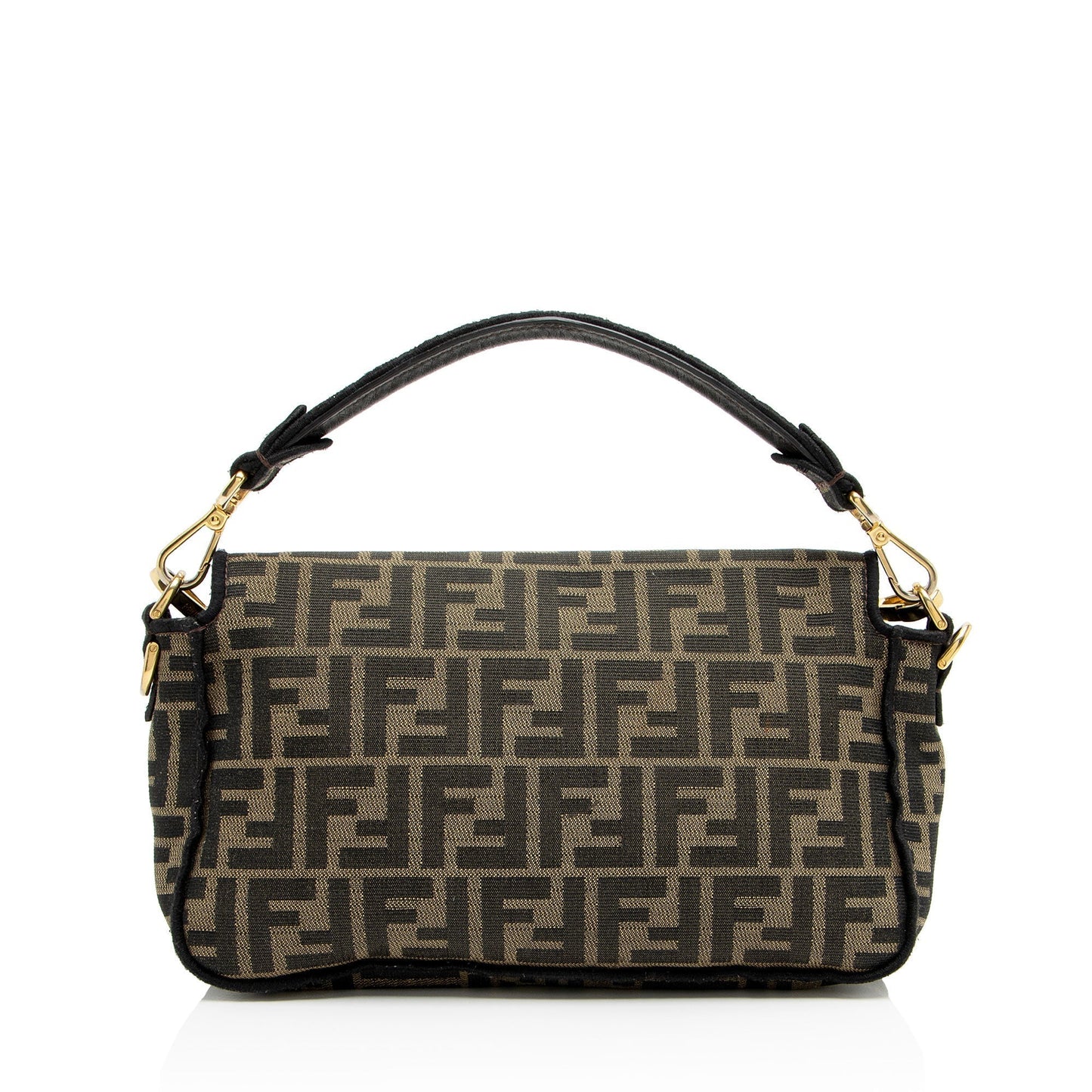 Fendi Leather Devil Trapezio Small Satchel
