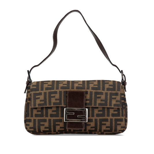 Fendi Zucca Canvas Baguette Shg-Ctex3N