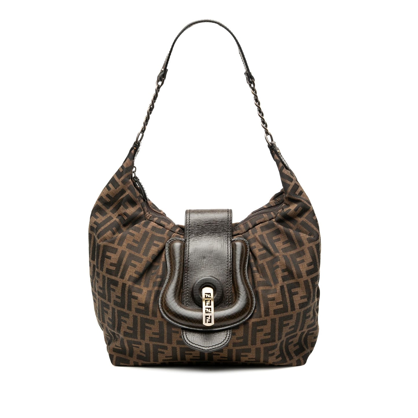 Fendi Zucca Canvas Borsa B Hobo