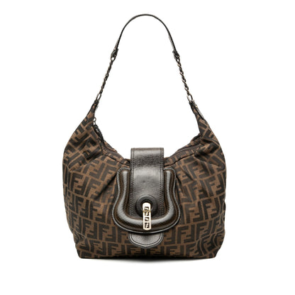 Fendi Zucca Canvas Borsa B Hobo