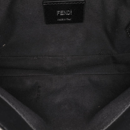 Fendi Baguette Canvas Red Shoulder Bag Style 30